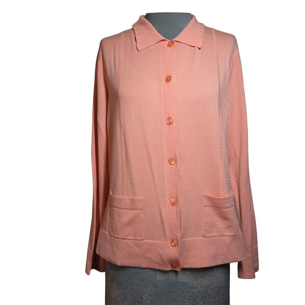 Talbots Button up Top with Pockets Size Petite Medium